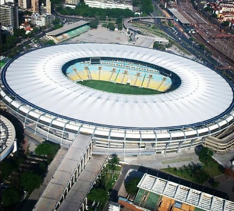 Foto aérea do Maracanã